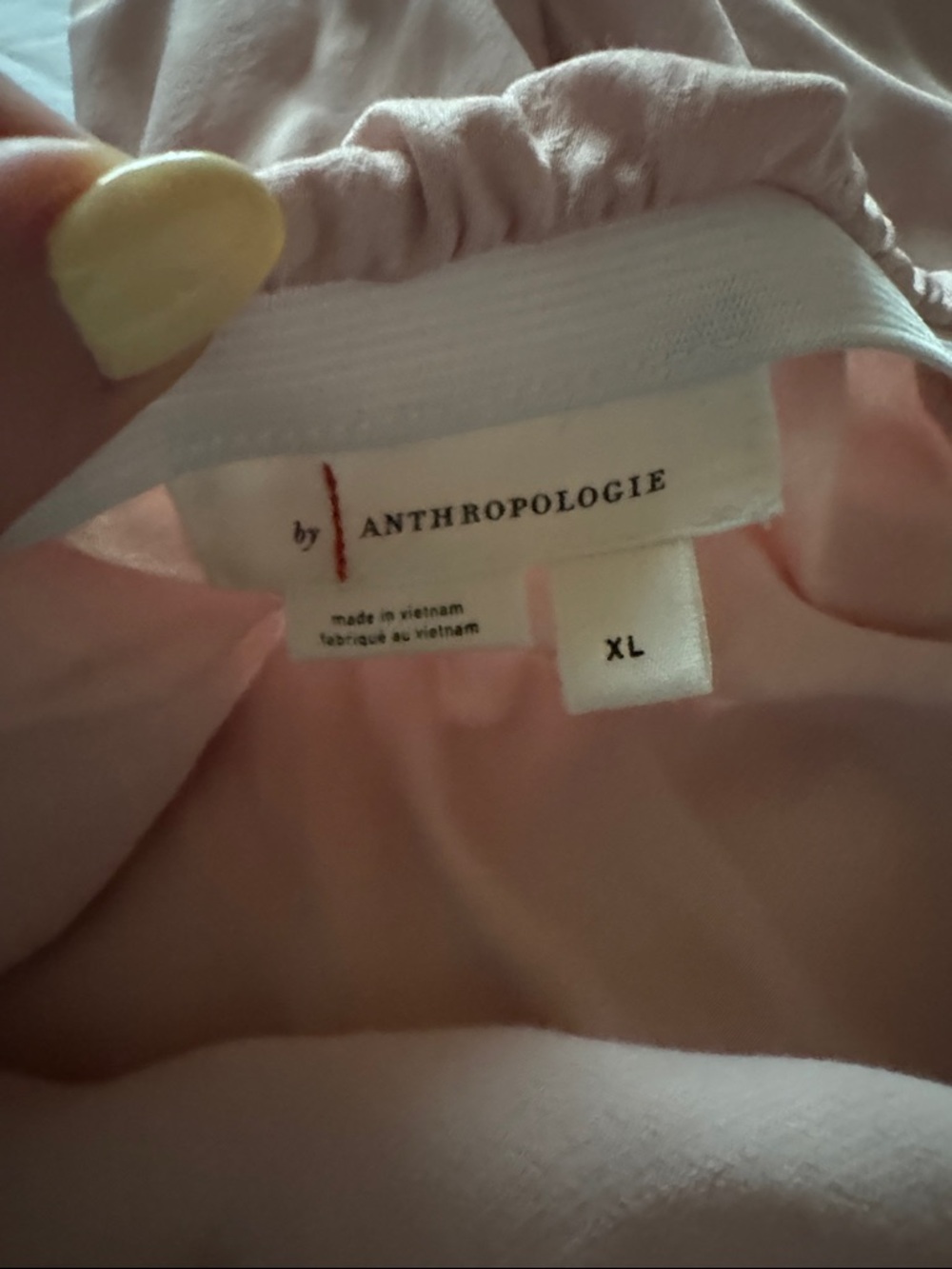 Anthropologie Tilda Blush Pink Satin Slip Skirt - Picture 5 of 7